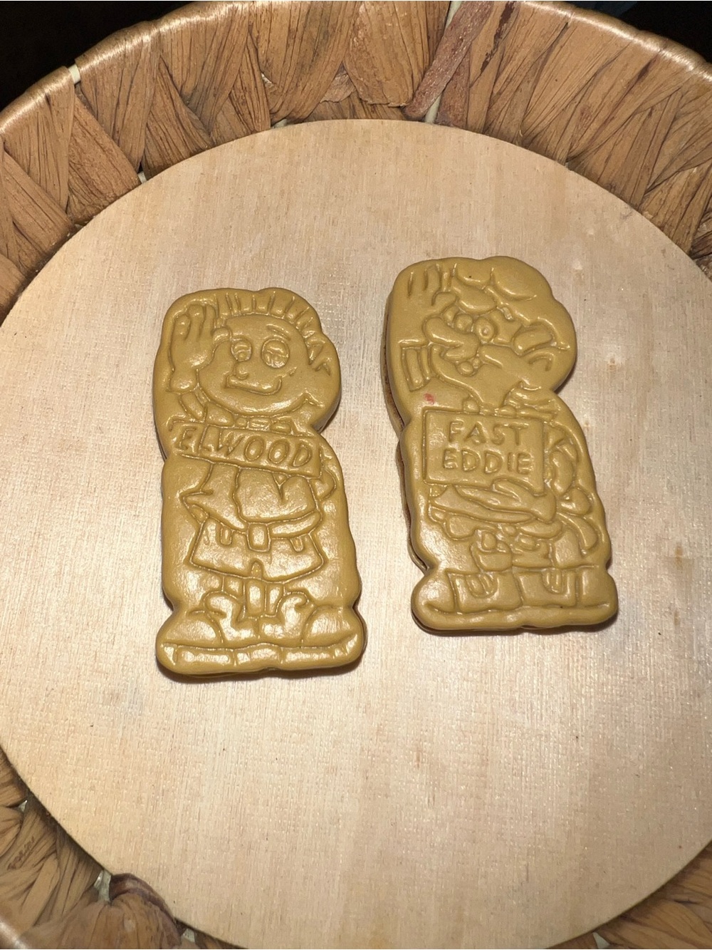Play Food Vintage E.L.Fudge Fast Eddie & Elwood Sandwich Cookie Collectible Toys
